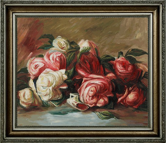 Discarded Roses - Pierre Auguste Renoir Painting